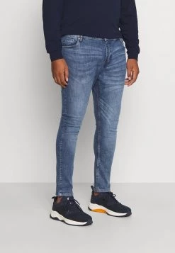 Toma de corriente 🥰 Brave Soul MADISON - Vaqueros Tapered - Light Blue, Hombre 🛒