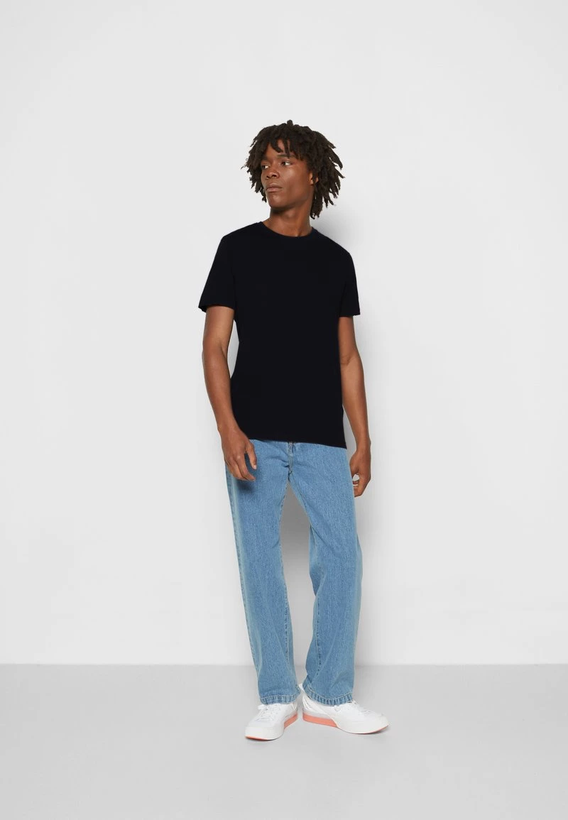 mejor venta 🔔 Brave Soul FOULKES - Camiseta Estampada - Rich Navy/ Light Grey Marl, Hombre 👍 - Imagen 3