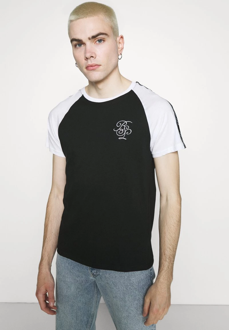 ofertas ⭐ Brave Soul PHINX - Camiseta Estampada - Jet Black, Hombre 😍 - Imagen 4