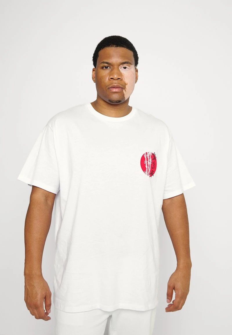 Descuento 😉 Brave Soul Camiseta Estampada - White, Hombre 🔥