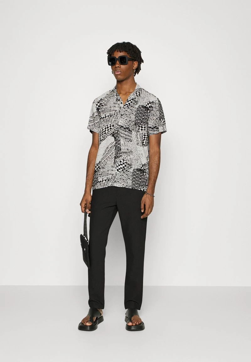 Cupón 💯 Brave Soul Camisa - White/black, Hombre ✔️ - Imagen 2