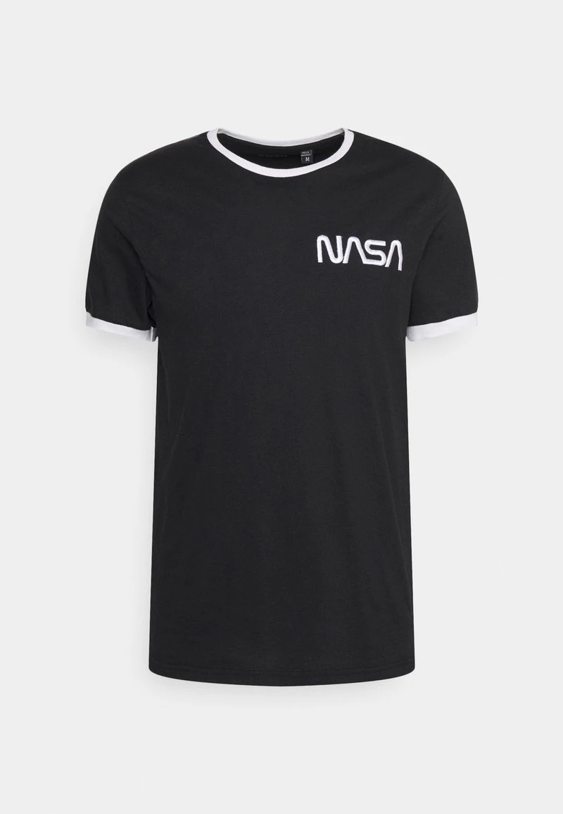 Nuevo 💯 Brave Soul GLENN - Camiseta Estampada - Jet Black, Hombre 🎉