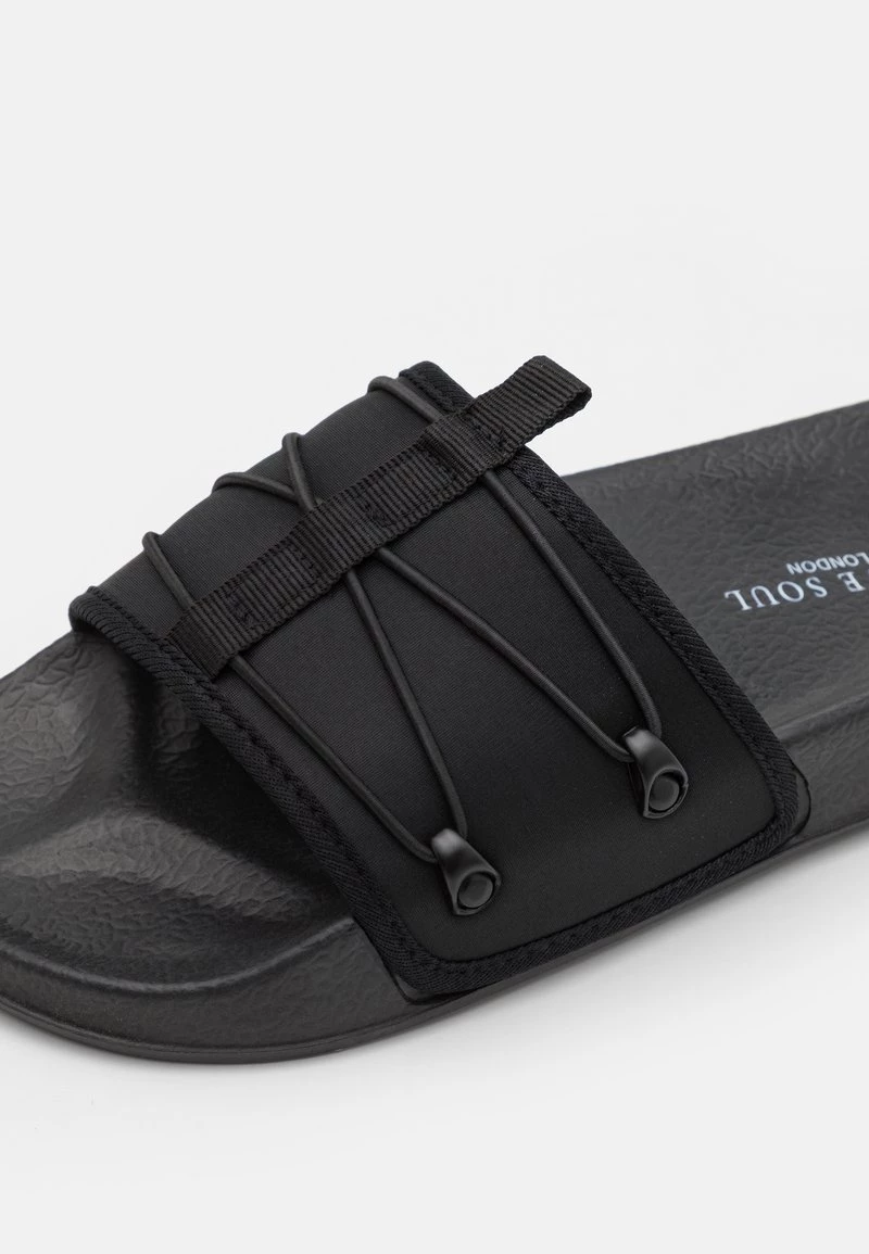 Para estrenar 🎁 Brave Soul 🩴 Sandalias Planas - Black, Hombre 🧨 - Imagen 6