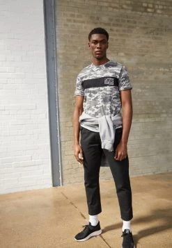 Comprar 🥰 Brave Soul YOSHI - Camiseta Estampada - Grey Camo/jet Black/optic White, Hombre 😀