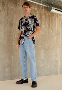 ofertas 💯 Brave Soul Camisa - Jet Black, Hombre ❤️