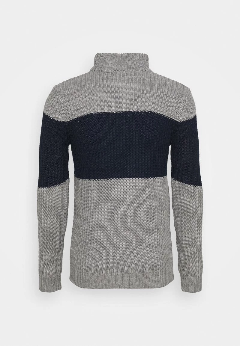 10 mejores ⌛ Brave Soul REINOLD - Jersey De Punto - Silver Grey Marl/ French Navy, Hombre 🎁 - Imagen 8