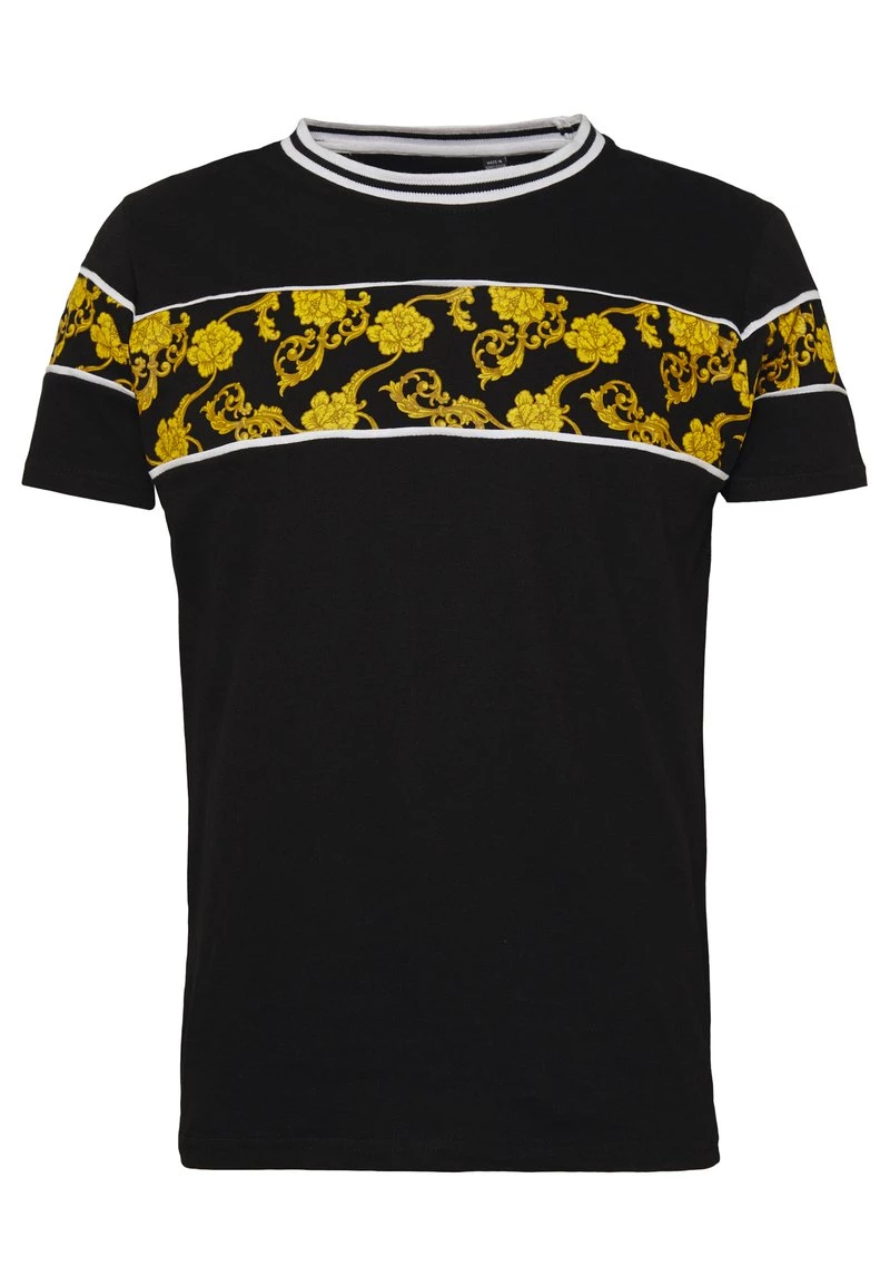 Gran venta ✨ Brave Soul Camiseta Estampada - Black/multi, Hombre ❤️ - Imagen 5