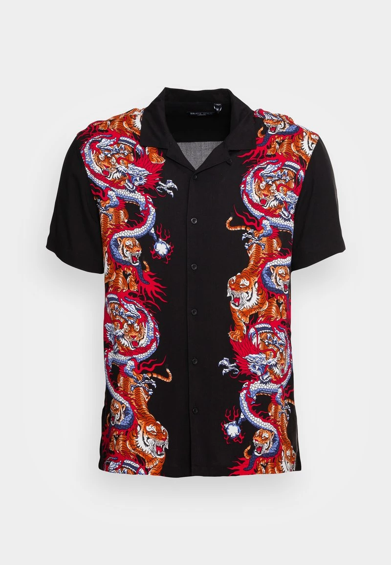 Venta al por mayor 🔔 Brave Soul Camisa - Lack/multi Print, Hombre 🎁 - Imagen 4