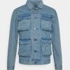Mejor precio 👍 Brave Soul SEDONA - Chaqueta Vaquera - Light Blue Denim, Hombre ✔️