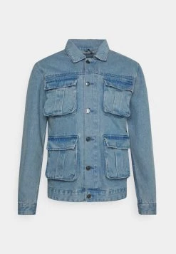 Mejor precio 👍 Brave Soul SEDONA - Chaqueta Vaquera - Light Blue Denim, Hombre ✔️
