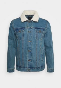 Promoción ✔️ Brave Soul LARSON - Chaqueta Vaquera - Blue Denim, Hombre ⌛