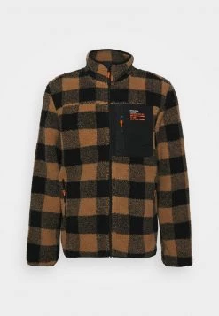 Venta al por mayor 👍 Brave Soul LITHARO - Forro Polar - Tan/jet Black/orange, Hombre ⌛