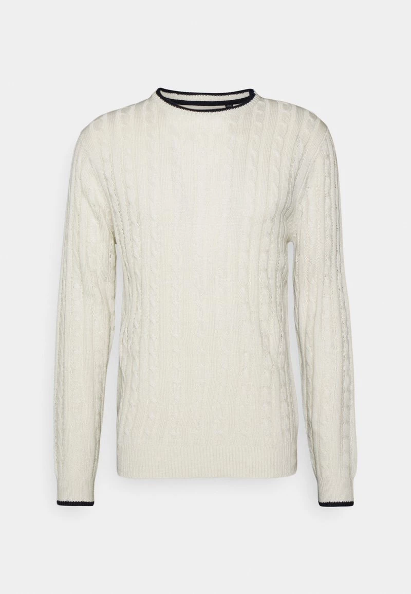 Las mejores reseñas de 🛒 Brave Soul CLIFF - Jersey De Punto - Oatmeal/ Midnight Navy, Hombre 🔔 - Imagen 6