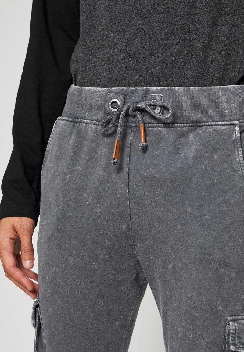 Barato 🧨 Brave Soul ACID - Pantalones Deportivos - Grey Acid Wash, Hombre 💯 - Imagen 6