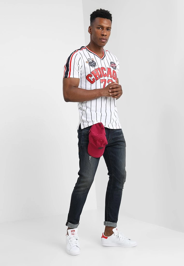 Mejor precio 🧨 Brave Soul TIGON - Camiseta Estampada - White, Hombre ❤️ - Imagen 2