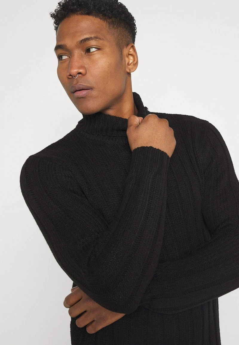 Nuevo 👏 Brave Soul DRAKEN - Jersey De Punto - Black, Hombre 🎁 - Imagen 5