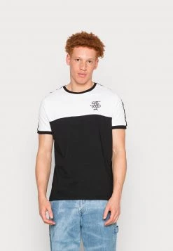 Lo mas barato 👏 Brave Soul ROLLO - Camiseta Estampada - Optic White/jet Black, Hombre 🔔