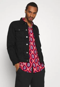 Para estrenar 😍 Brave Soul FIELDING - Chaqueta Vaquera - Black, Hombre 🧨