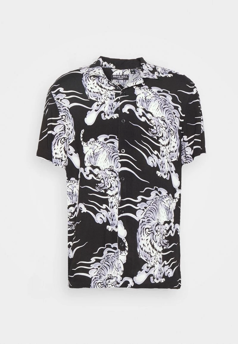 ofertas 💯 Brave Soul Camisa - Jet Black, Hombre ❤️ - Imagen 2