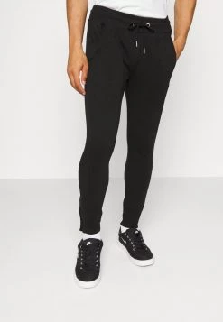 Descuento 😀 Brave Soul Pantalones Deportivos - Jet Black, Hombre 👏