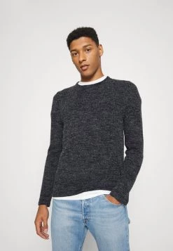 10 mejores 👍 Brave Soul MONTREL - Jersey De Punto - Jet Black/deep Maroon, Hombre 😀