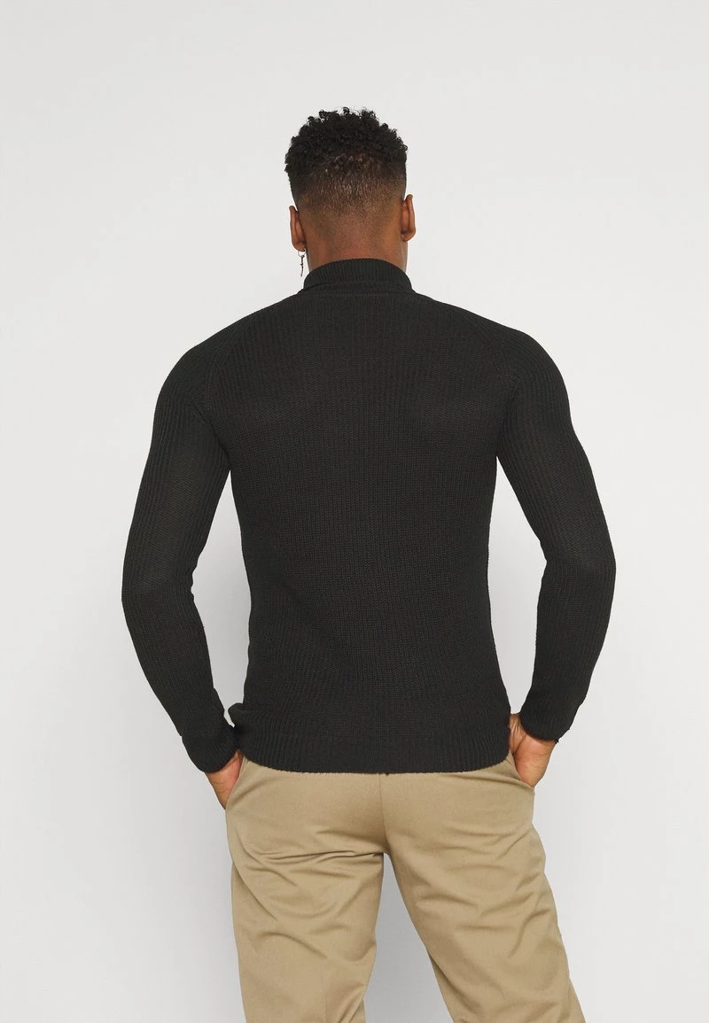 Presupuesto 😀 Brave Soul GREENFORDA - Jersey De Punto - Black, Hombre 👍 - Imagen 3