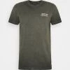 ofertas 👏 Brave Soul CORRELATE - Camiseta Básica - Olive, Hombre ⌛