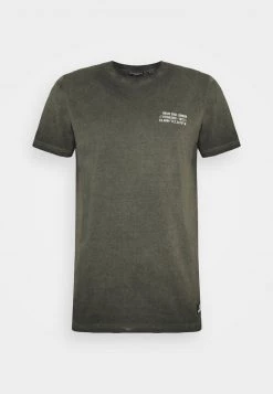 ofertas 👏 Brave Soul CORRELATE - Camiseta Básica - Olive, Hombre ⌛