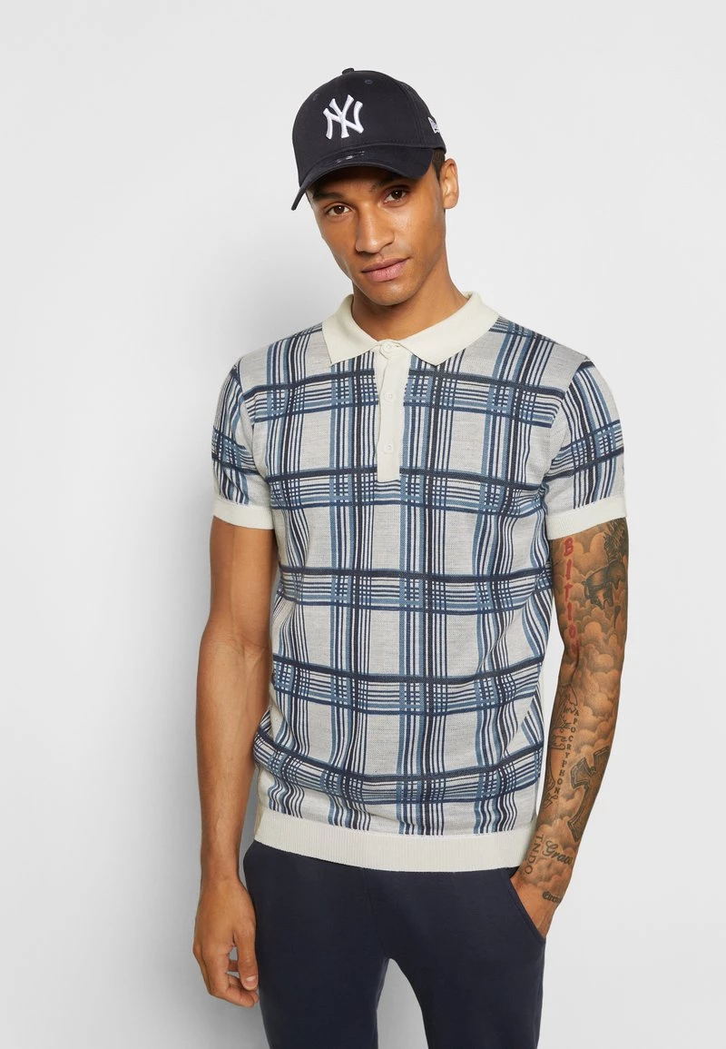 Toma de corriente 👍 Brave Soul JAXON - Polo - Ecru/navy, Hombre 🧨 - Imagen 5