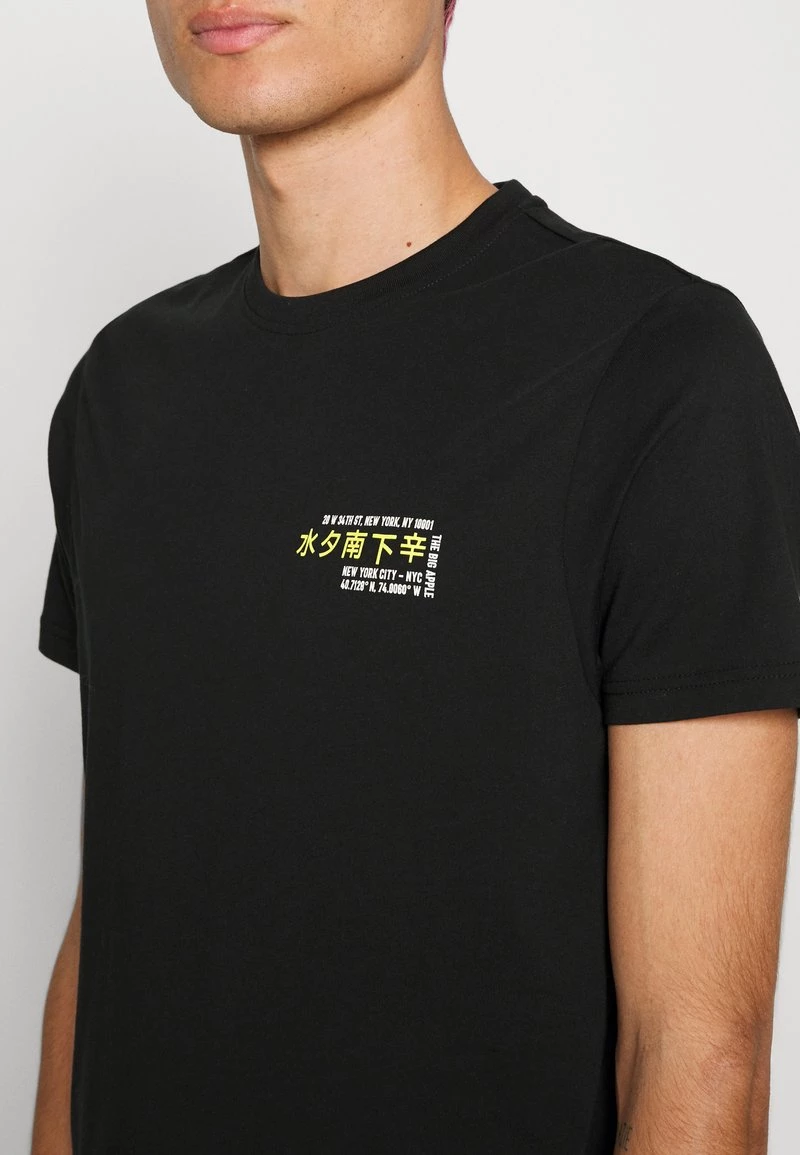 Comprar 👏 Brave Soul Camiseta Estampada - Jet Black, Hombre 🎉 - Imagen 5
