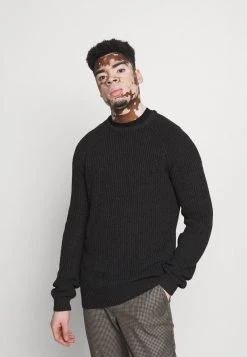 Mejor trato 💯 Brave Soul Jersey De Punto - Dark Grey Marl, Hombre 😍