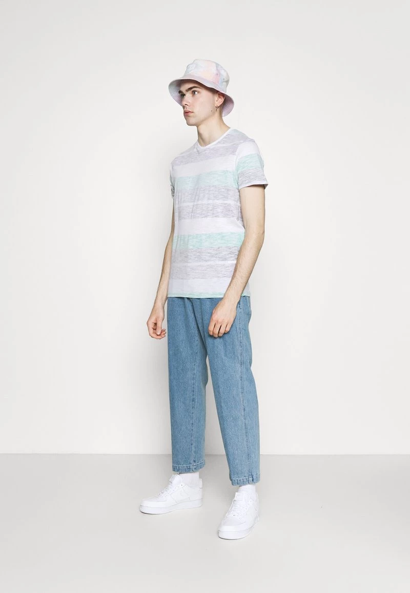 Venta express ✔️ Brave Soul RANGE - Camiseta Estampada - Optic White/purple/mint/black, Hombre 🔥 - Imagen 2