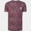 Para estrenar 🔥 Brave Soul BOOSTER - Camiseta Estampada - Burgundy Combo/optic White, Hombre 😍