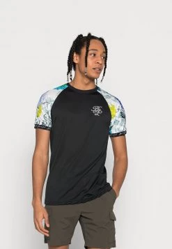 Venta express ❤️ Brave Soul Camiseta Estampada - Jet Black, Hombre 🤩