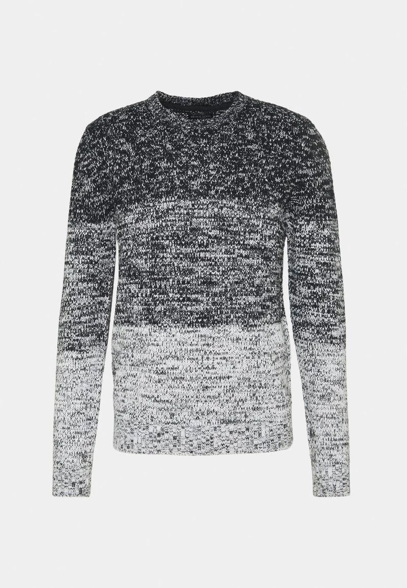 Descuento 😉 Brave Soul RESTON - Jersey De Punto - French Navy/ Vintage White, Hombre 💯 - Imagen 4