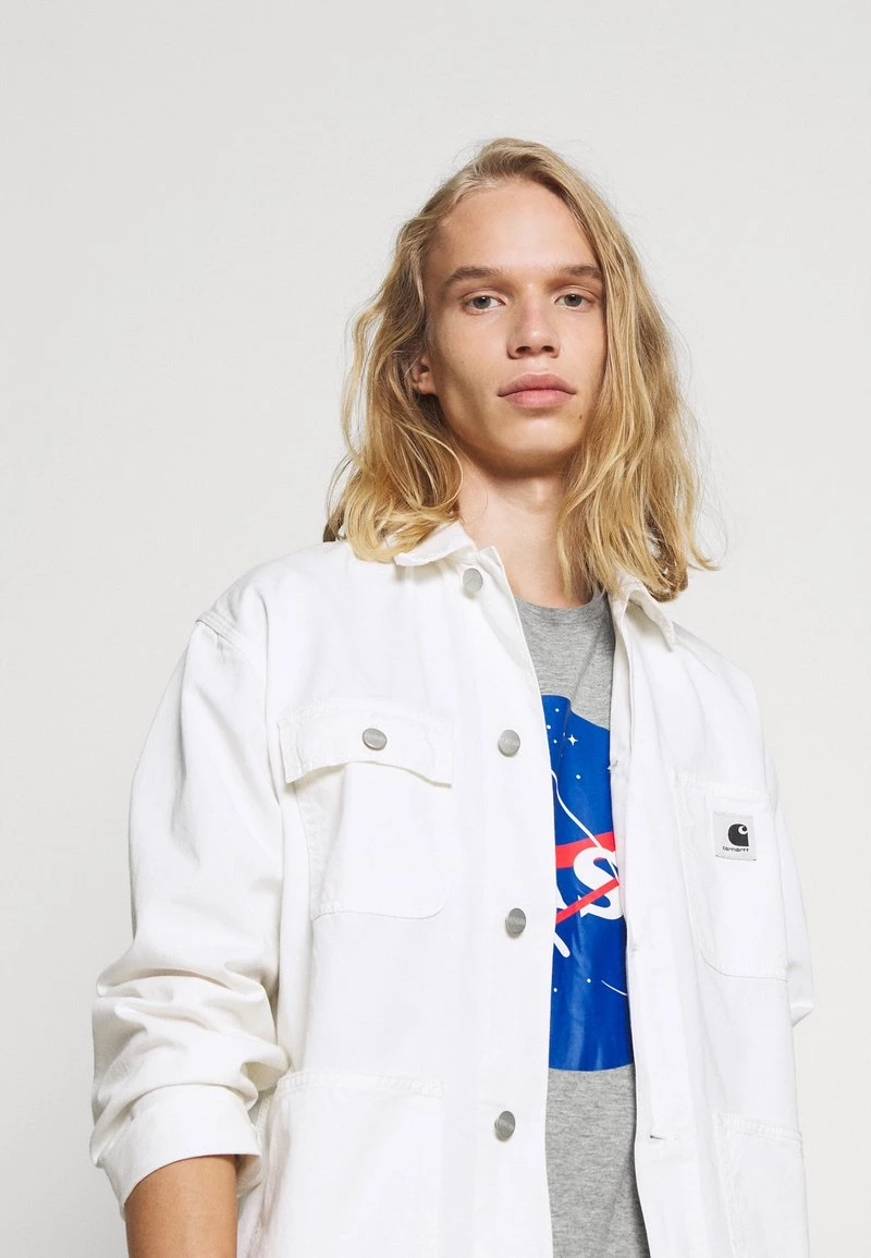 ofertas 🛒 Brave Soul ALRIN - Camiseta Estampada - Light Grey Marl, Hombre 🎁 - Imagen 4