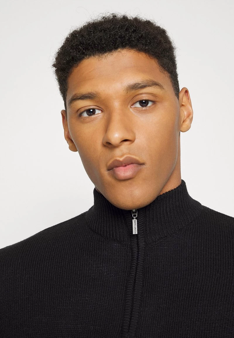 Toma de corriente 🌟 Brave Soul BRICEON - Jersey De Punto - Jet Black/slate Grey/silver Grey Marl, Hombre ⭐ - Imagen 6