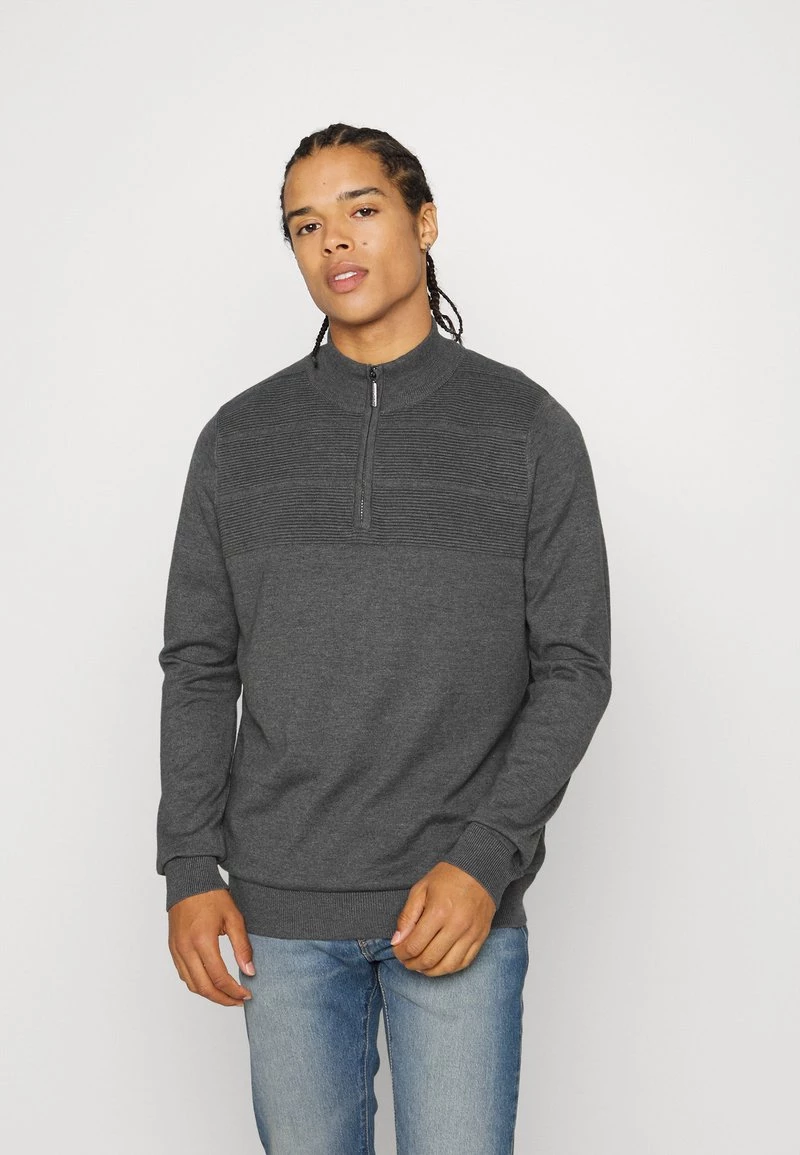 Mejor trato 💯 Brave Soul Jersey De Punto - Charcoal, Hombre 👍