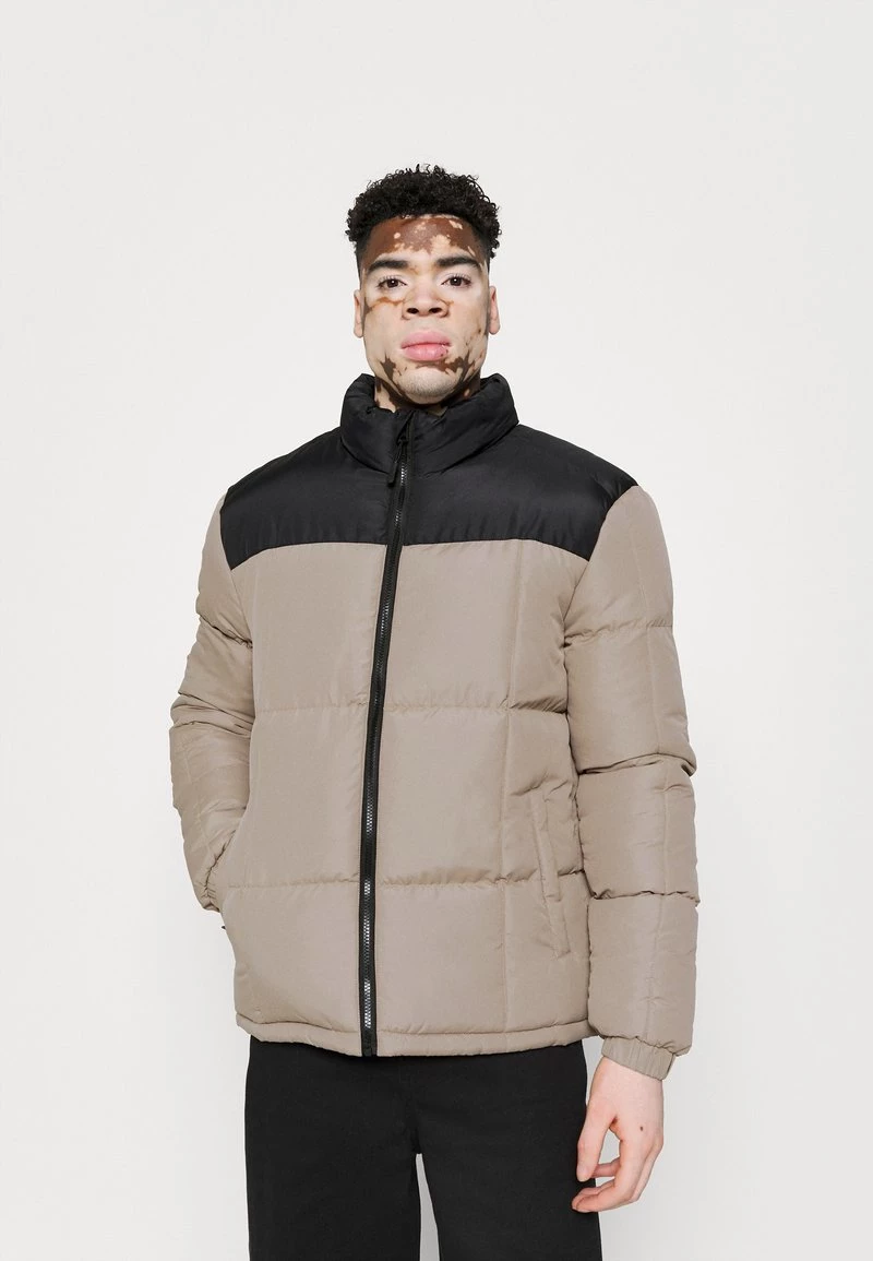 Toma de corriente 😀 Brave Soul Chaqueta De Invierno - Black/stone, Hombre ✔️