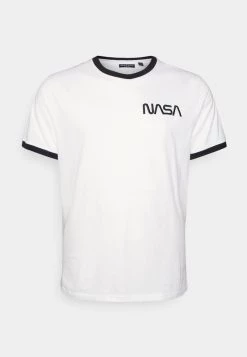 Promoción 🎁 Brave Soul Camiseta Estampada - Optic White, Hombre 🌟