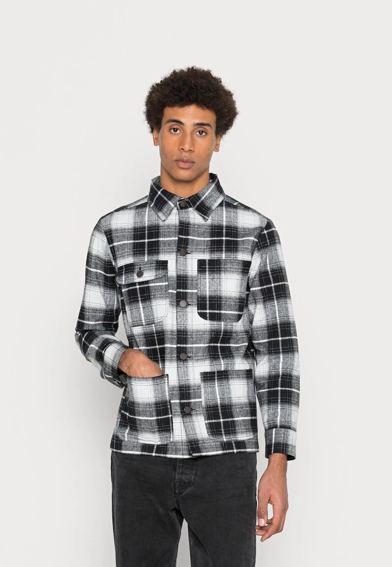 Comprar 🔥 Brave Soul TECHNIQUE - Chaqueta Fina - Black/white Check, Hombre 🛒