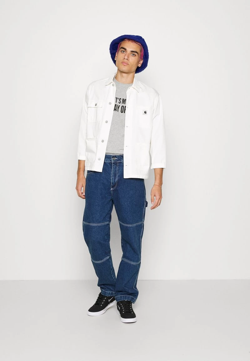 Mejor trato 🧨 Brave Soul Camiseta Estampada - Grey Marl/black, Hombre ⌛ - Imagen 2