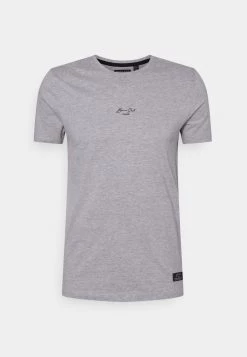 Venta express 👍 Brave Soul Camiseta Estampada - Grey, Hombre 🤩