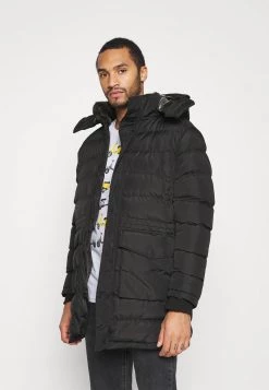 Mejor trato 👏 Brave Soul BOBBY - Abrigo De Invierno - Black, Hombre 😀