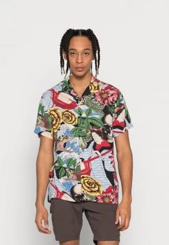 Descuento 🎉 Brave Soul GEISHA - Camisa - Multi Print, Hombre 🥰