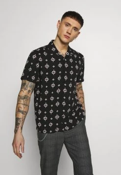Mejor precio ✔️ Brave Soul Camisa - Black/multi, Hombre ⭐