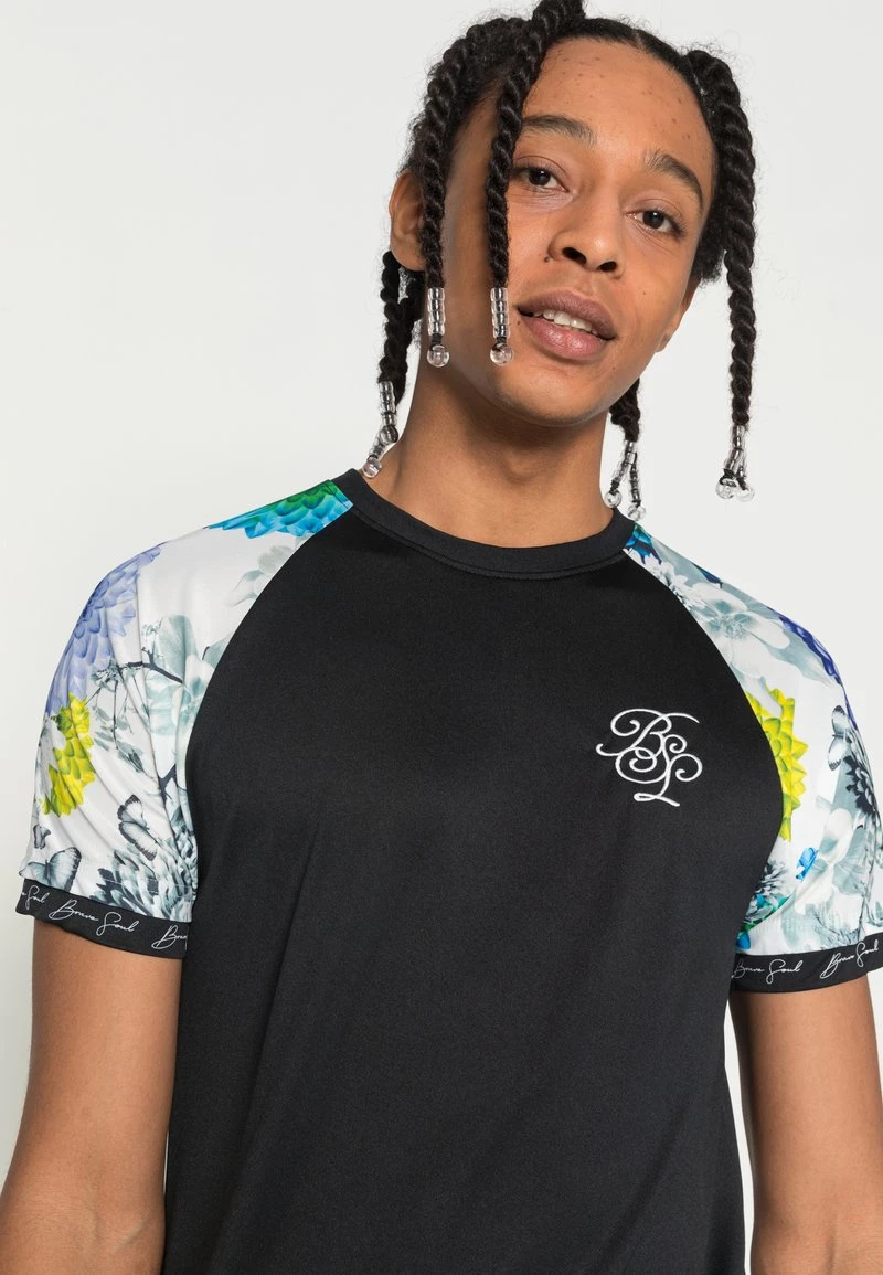 Venta express ❤️ Brave Soul Camiseta Estampada - Jet Black, Hombre 🤩 - Imagen 5