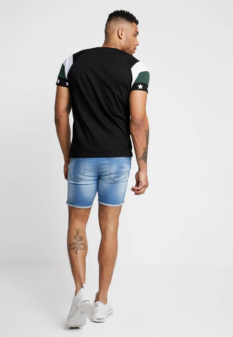 10 mejores 👏 Brave Soul STAR - Camiseta Estampada - Black Combo, Hombre ❤️ - Imagen 3