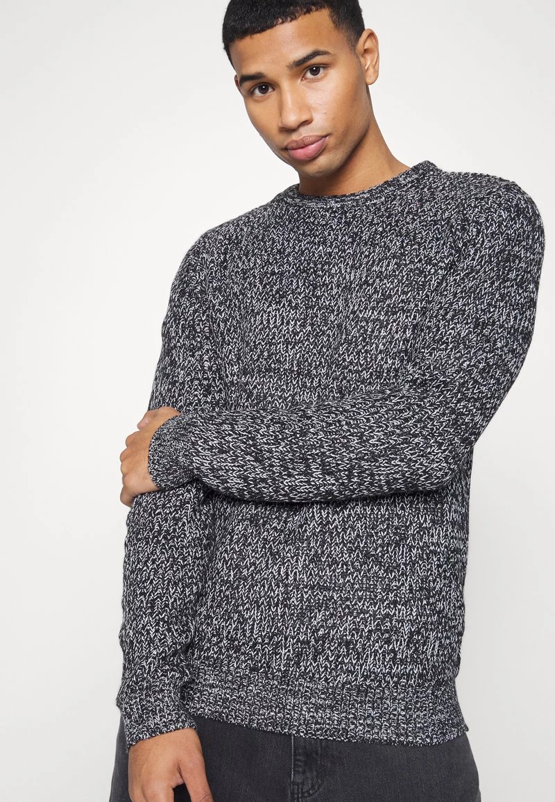 mejor venta 🔥 Brave Soul Jersey De Punto - Charcoal/jet Black, Hombre ✨ - Imagen 4