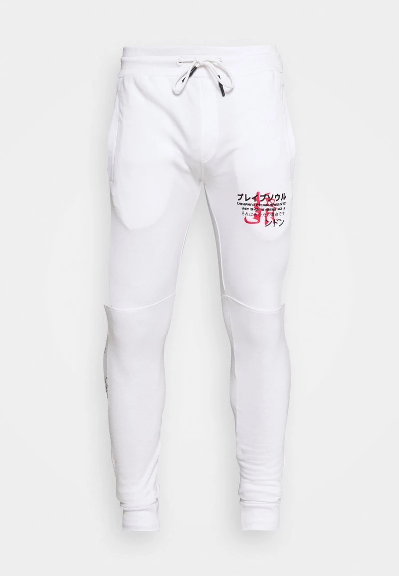 Gran venta 🤩 Brave Soul FIRE - Pantalones Deportivos - White, Hombre 🥰 - Imagen 4